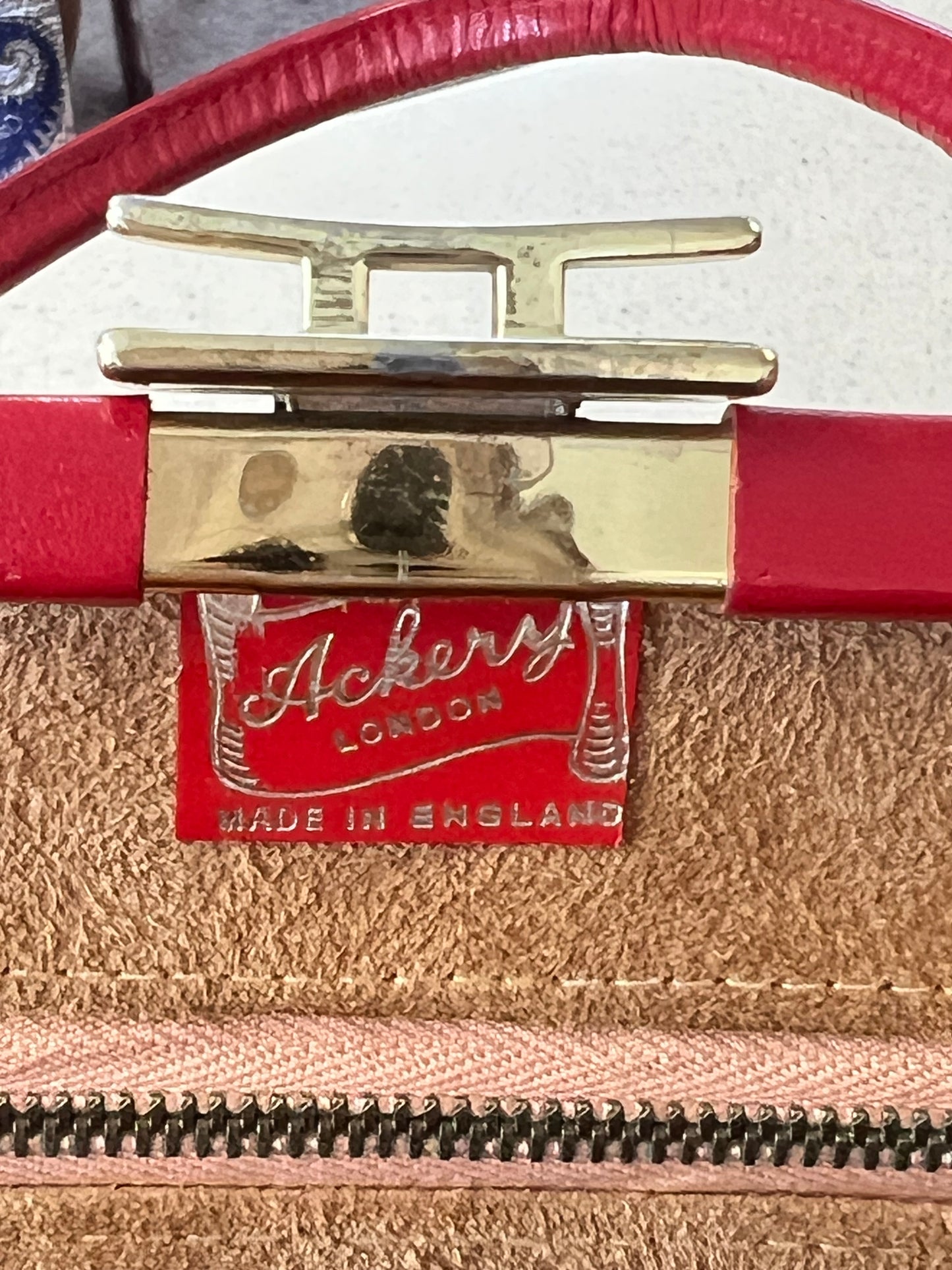 ACKERY RED LEATHER BAG