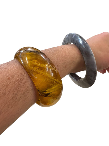 MARBLED GREY BANGLE