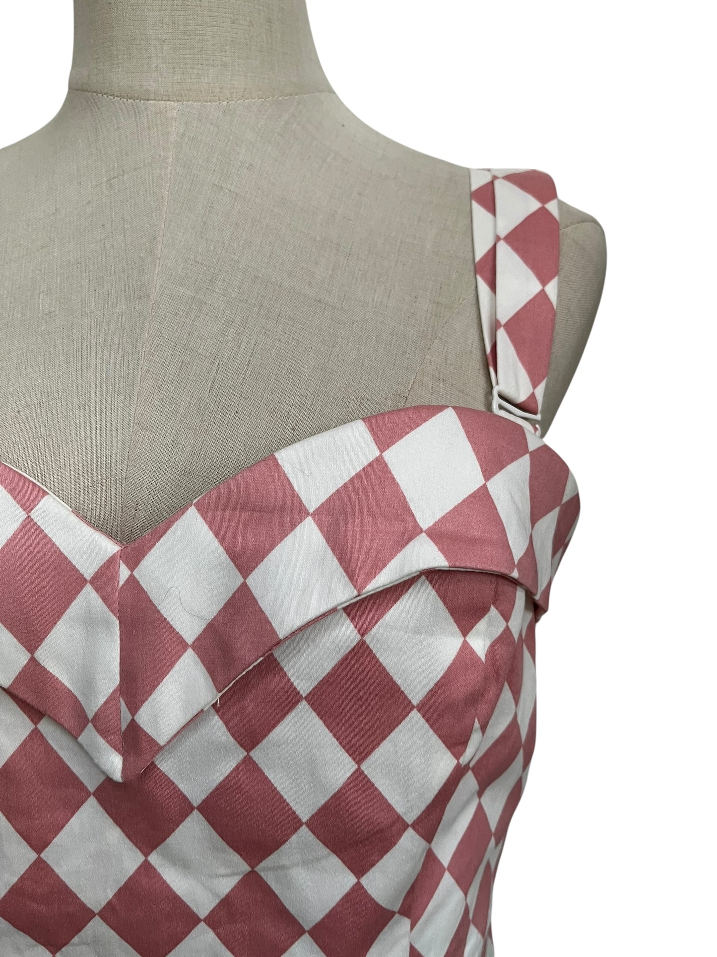 KIANA HARLEQUIN PENCIL DRESS | 14