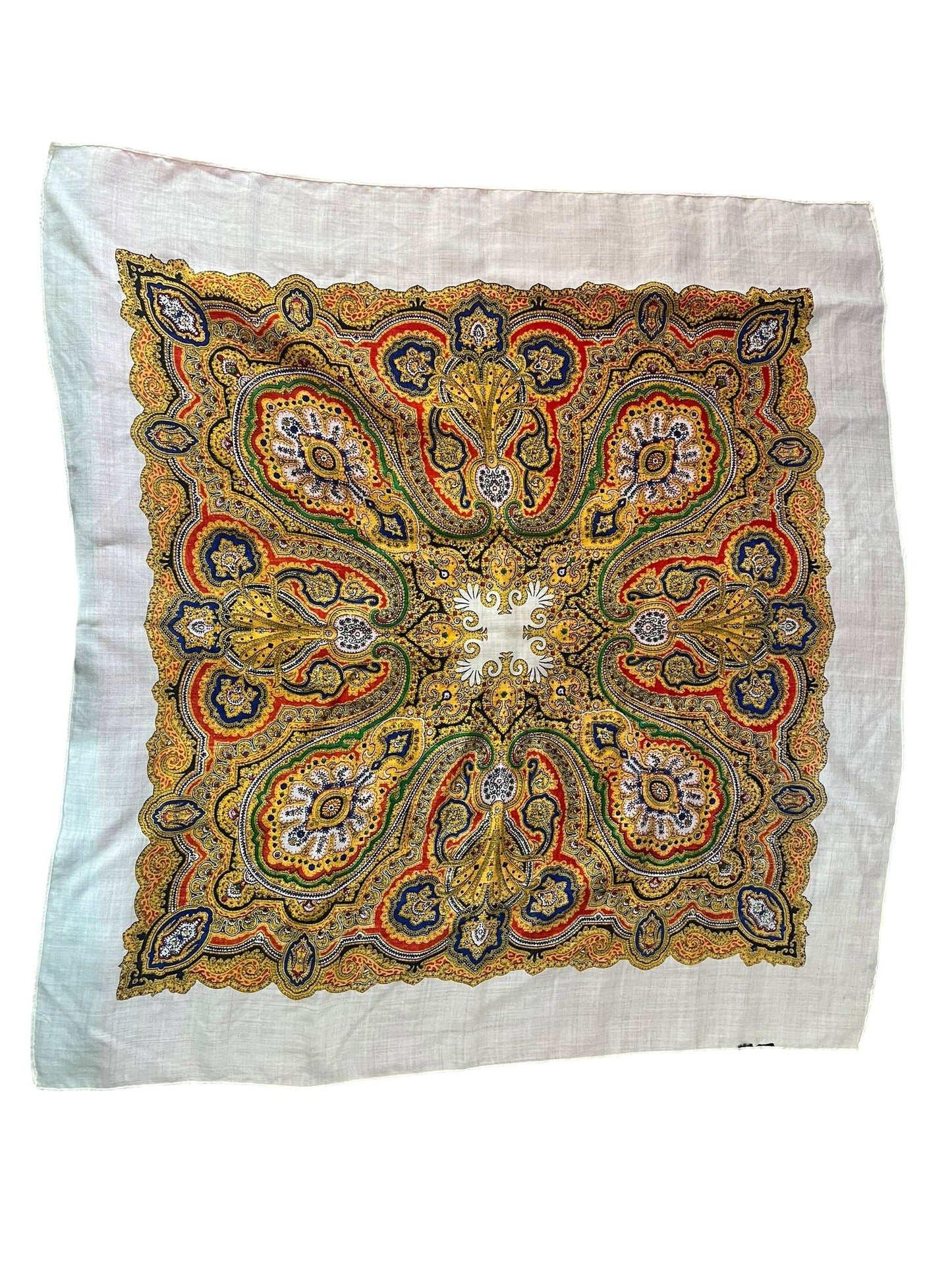 LARGE PAISLEY SQUARE SCARF