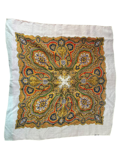 LARGE PAISLEY SQUARE SCARF