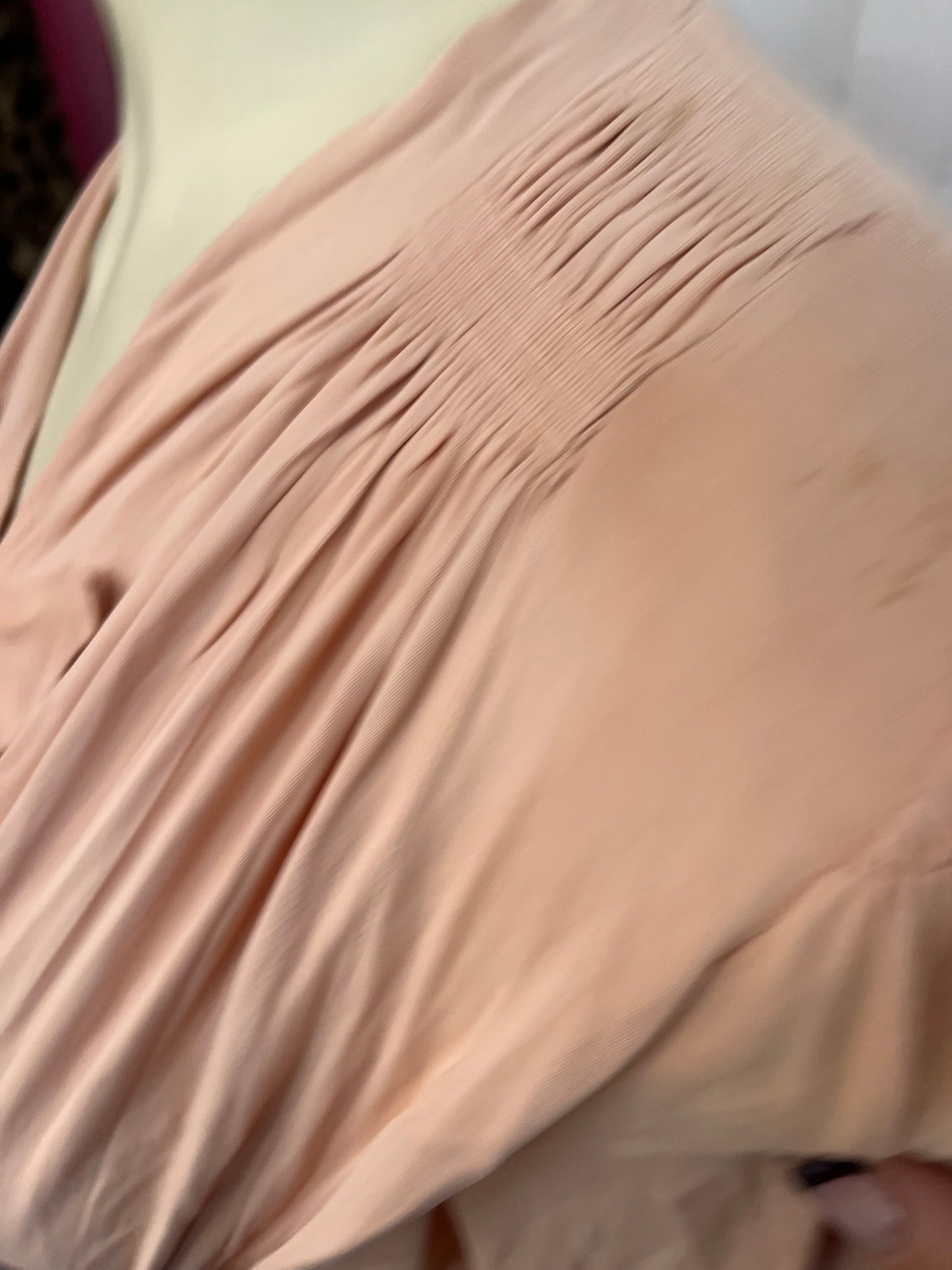 DREAMY PEACH 1940s DRESS SZ 14