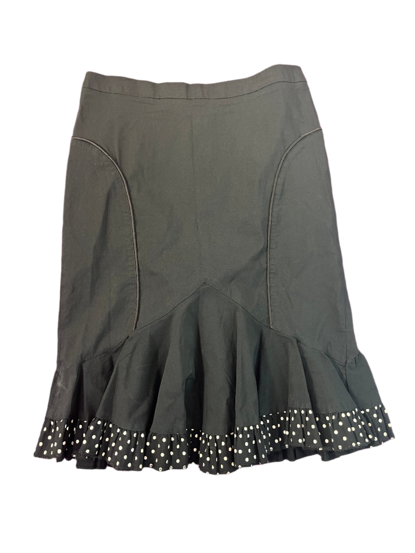 HELLBUNNY POLKADOT PENCIL SKIRT SZ L/12