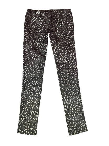TRIPP NYC BLACK LEOPARD GLITTER SKINNY JEAN | 28