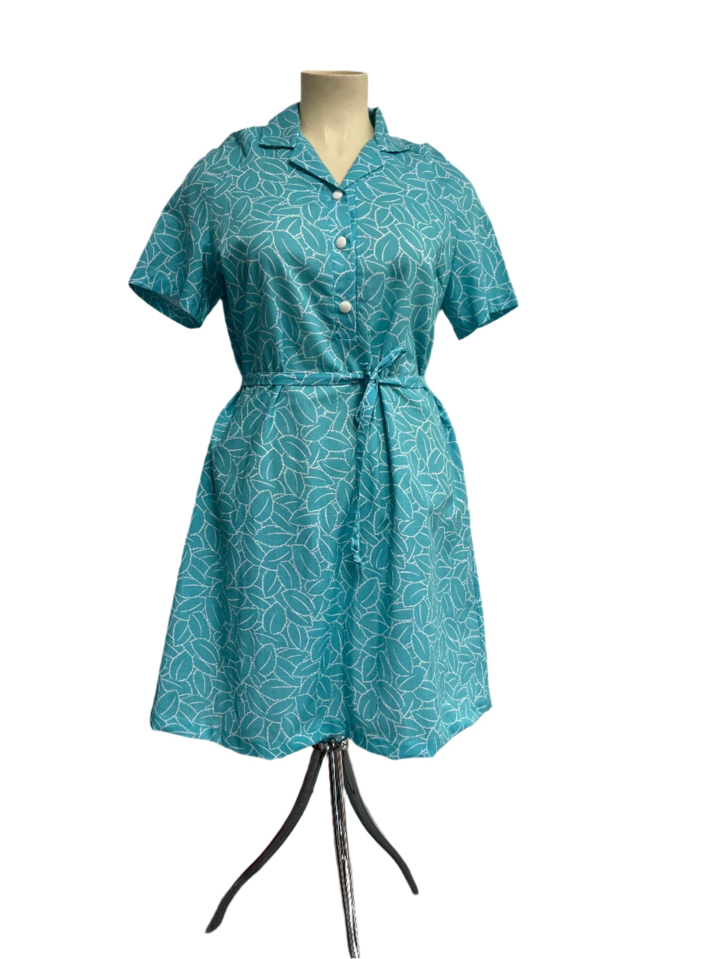 MINT LEAF SHIRT WAISTER DRESS sz 18