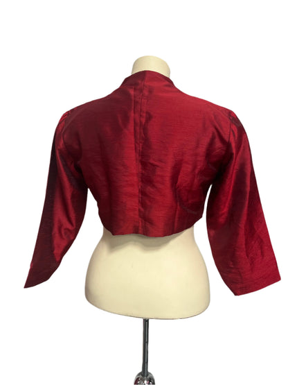 RED SILK JACKET | 12/14