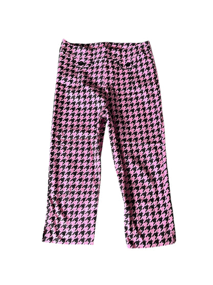 BONSAI KITTEN PINK HOUNDSTOOTH CAPRIS | 16
