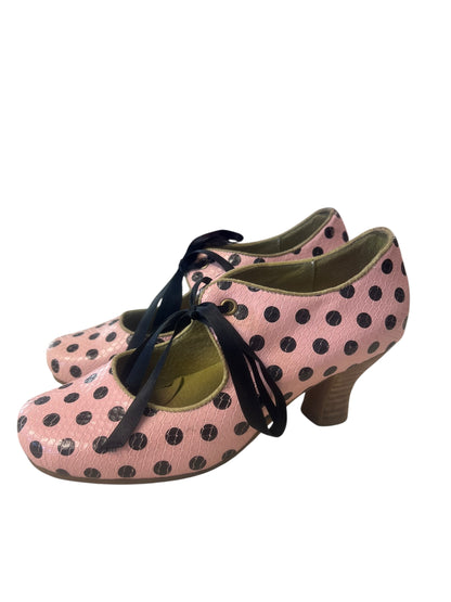 MINX PINK POLKADOT HEELS | 37