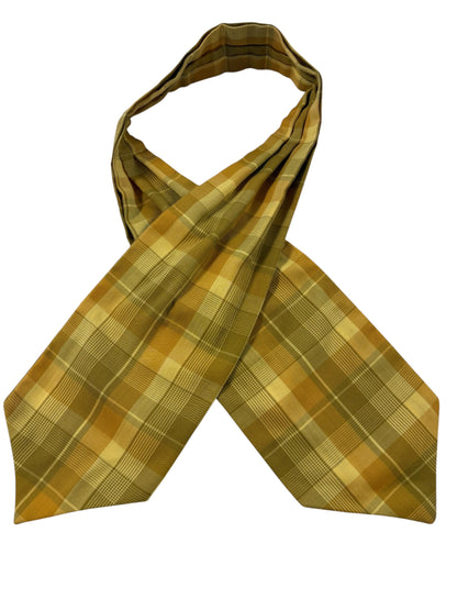 YELLOW PLAID CRAVAT
