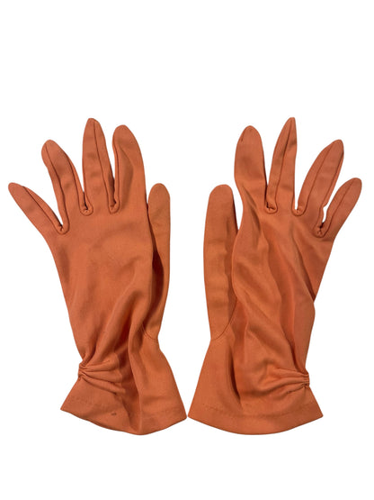 DENTS ORANGE GLOVES 7.5