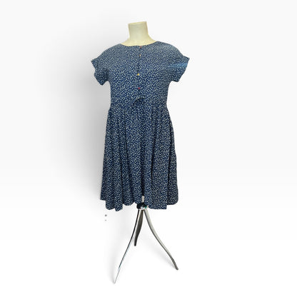 CORNELIA BLUE FLOWER DRESS | 18