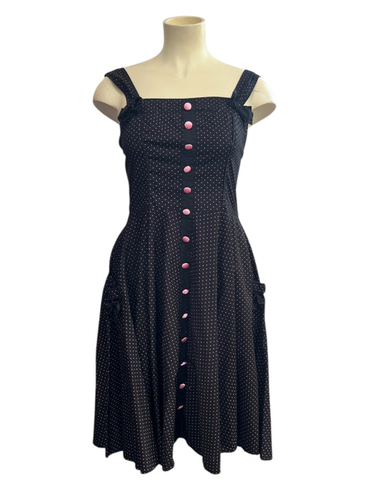HELLBUNNY PINK POLKADOT DRESS | 18