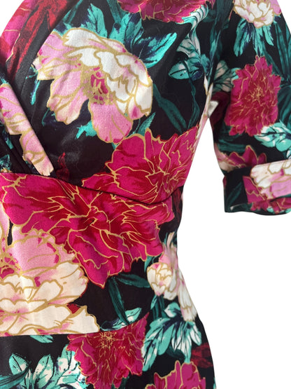 UNIQUE VINTAGE BLOOM DRESS | XL