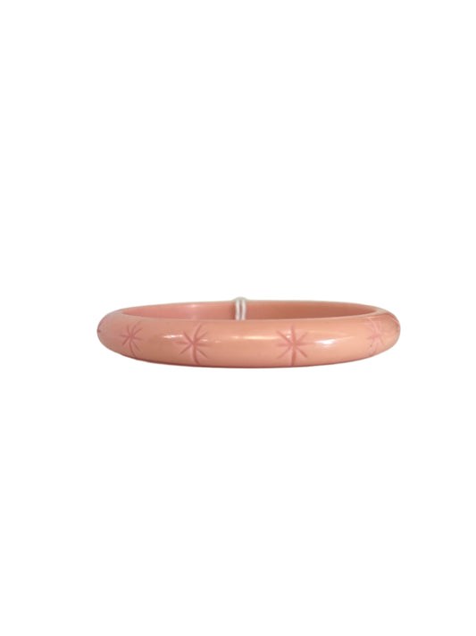 BOWS & CROSS BONES - PINK STARBURST DUCHESS BANGLE