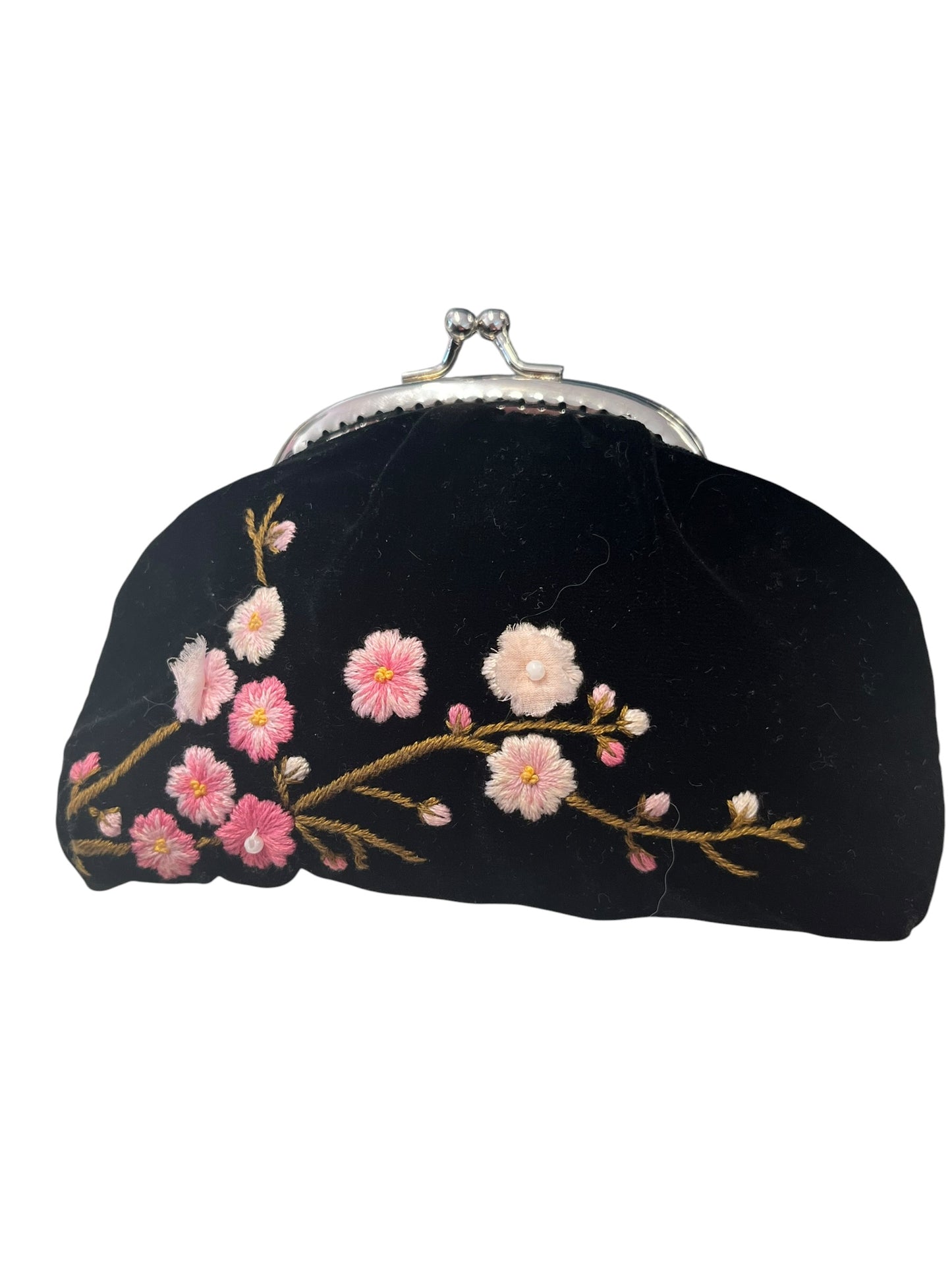 TASMIN COOPER VELVET PURSE