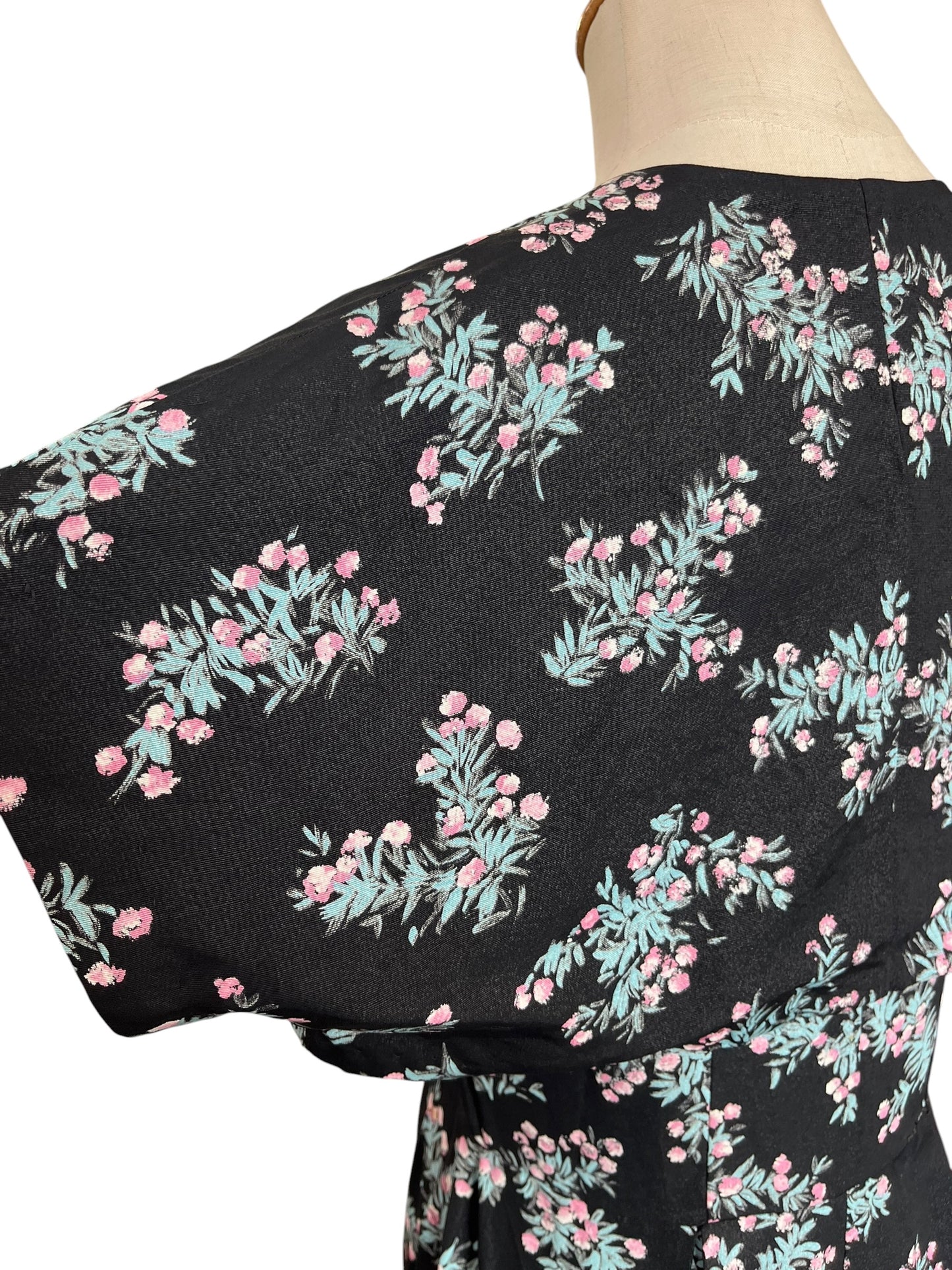 BLUE & PINK VINTAGE DRESS & BOLERO | 10