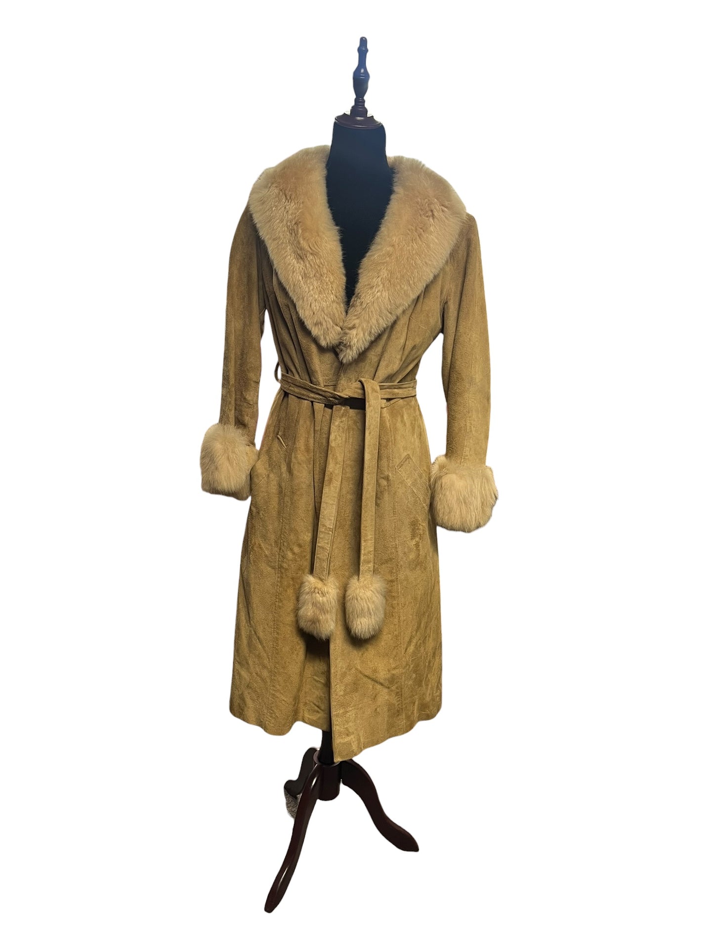 MOONEY SUEDE & FUR COAT | 8