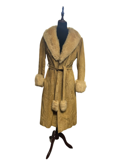 MOONEY SUEDE & FUR COAT | 8