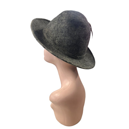 GREY GERMAN WOOL HAT