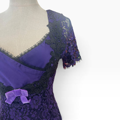 KITTEN DAMOUR PURPLE LACE DRESS | 12