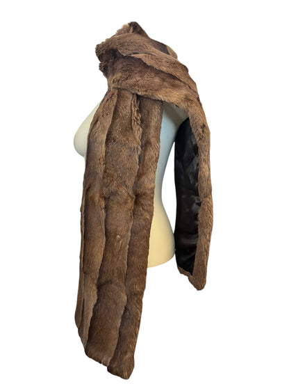 AS CANTREL LONG FUR STOLE