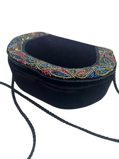 VELVET SHOULDER BAG