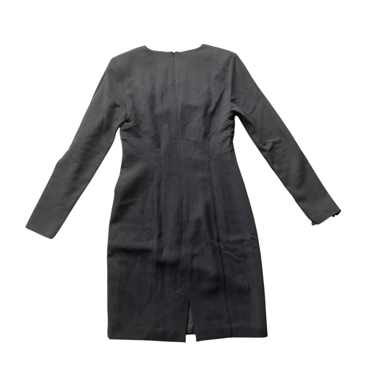 JANE DANIELS  BLACK WOOL DRESS | 8