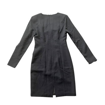 JANE DANIELS  BLACK WOOL DRESS | 8