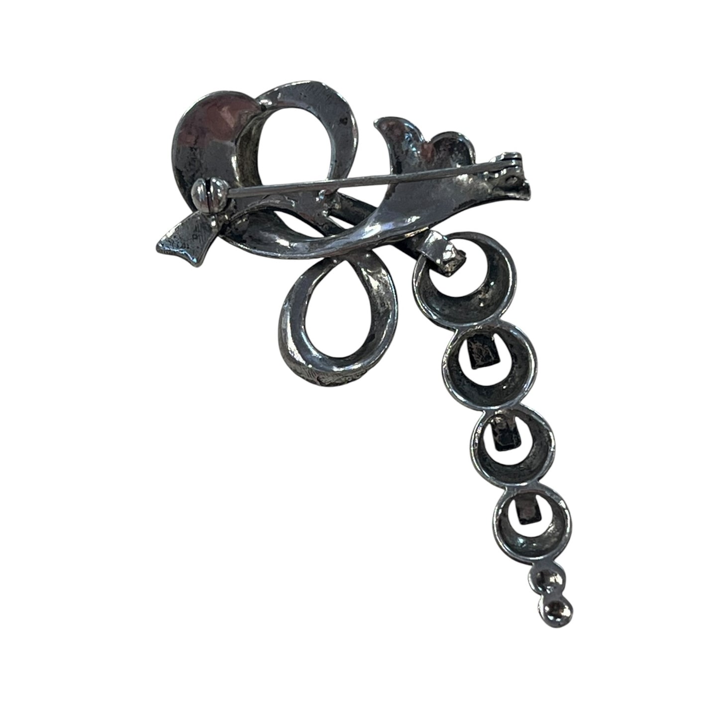 CASCADING MARCASITE BROOCH