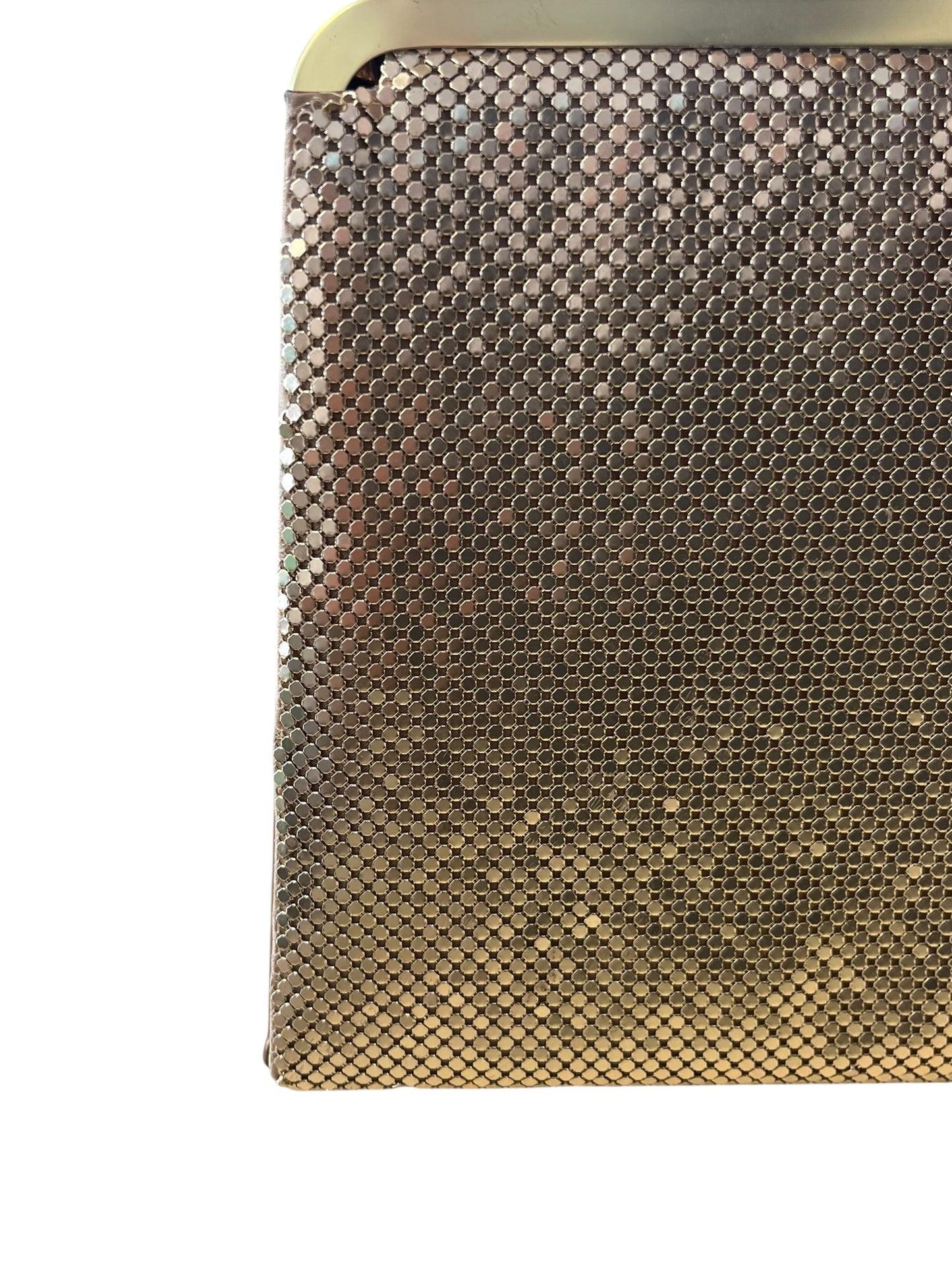 BETTIE PAIGE GOLD MESH HANDBAG