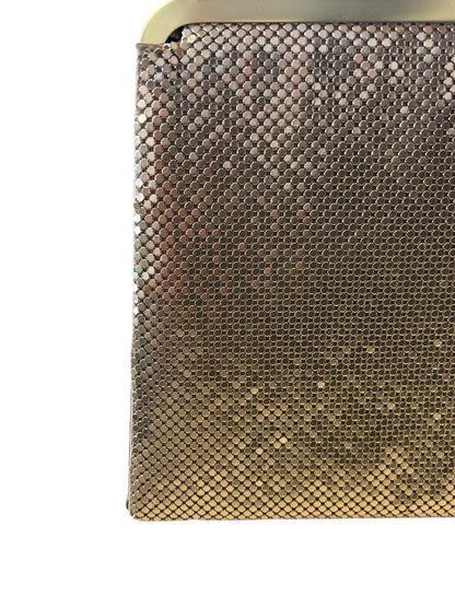 BETTIE PAIGE GOLD MESH HANDBAG