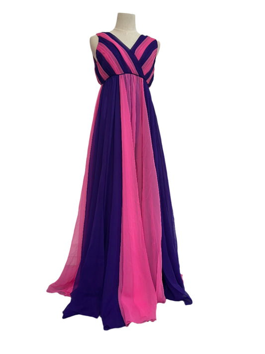 FENN DELL PINK PURPLE DRESS SZ 6/8