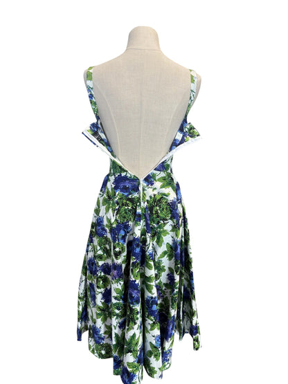 RETROSPECTD BLUE ROSE DRESS | 4