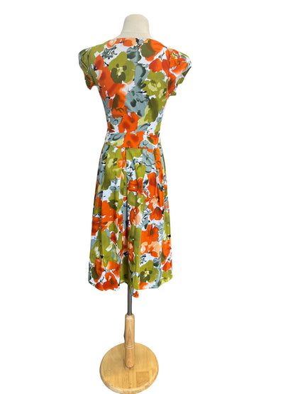 TIMELESS RED & ORANGE DRESS | 8