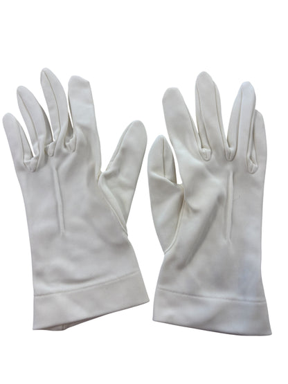 CREAM SIMPLE WRISTLET GLOVES