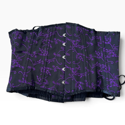 PURPLE & BLACK CORSET | 34
