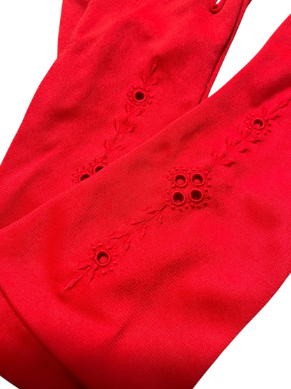 ORANGE MID LENGTH GLOVES 7.5