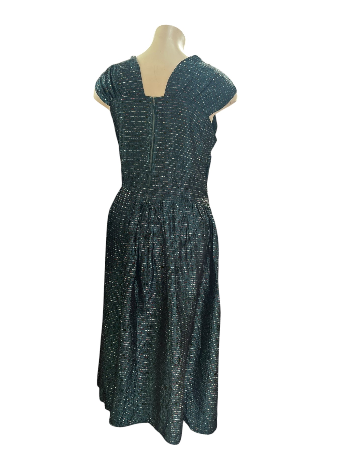 METALLIC GREEN GOWN | 18