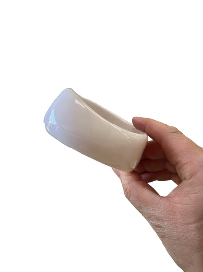 WHITE ABSTRACT BANGLE