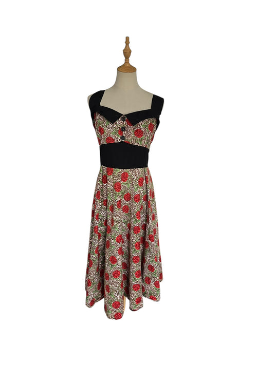 HELLBUNNY LEOPARD & ROSE DRESS | 22