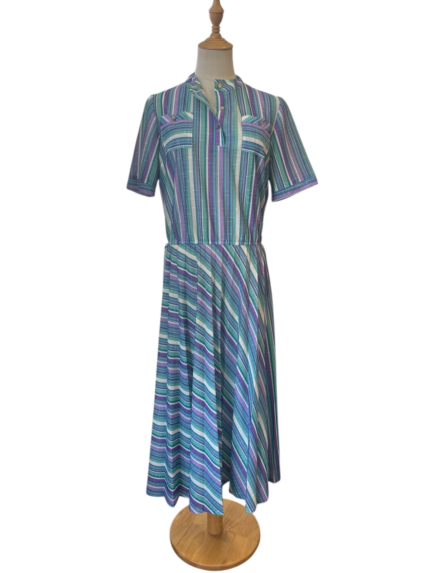 STRIPED SHIRT DRESS | 10-12