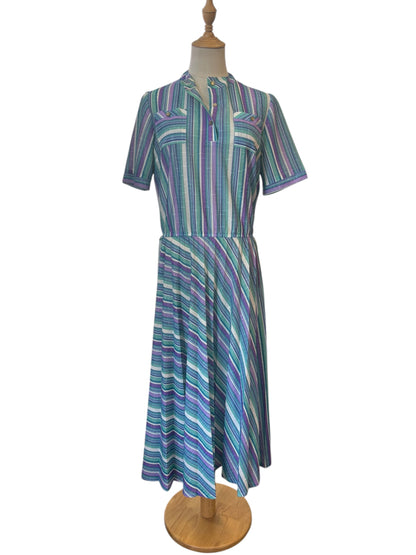 STRIPED SHIRT DRESS | 10-12