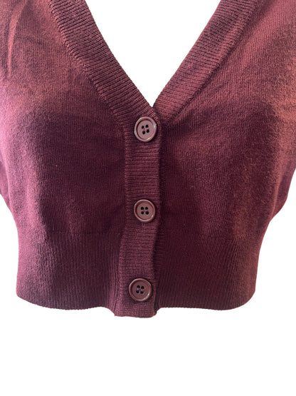 BROWN MAK CARDIGAN | M