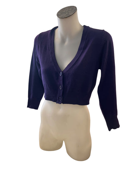 PURPLE MAK CARDIGAN | L