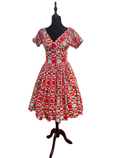 BERNIE DEXTER STRIPED DRESS | S