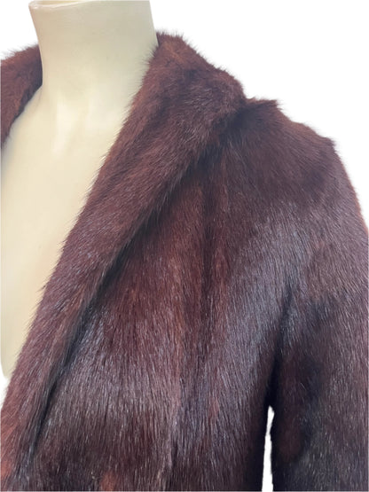 RICH BROWN BEAVER COAT