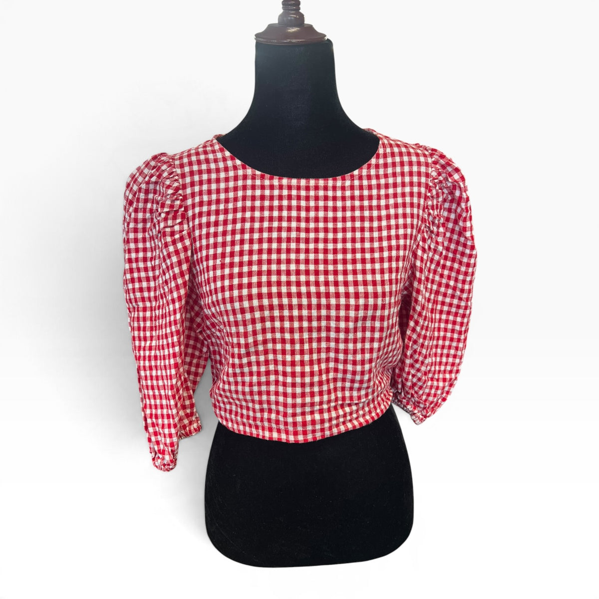 BEACH KNICKERS RED GINGHAM TOP | 8