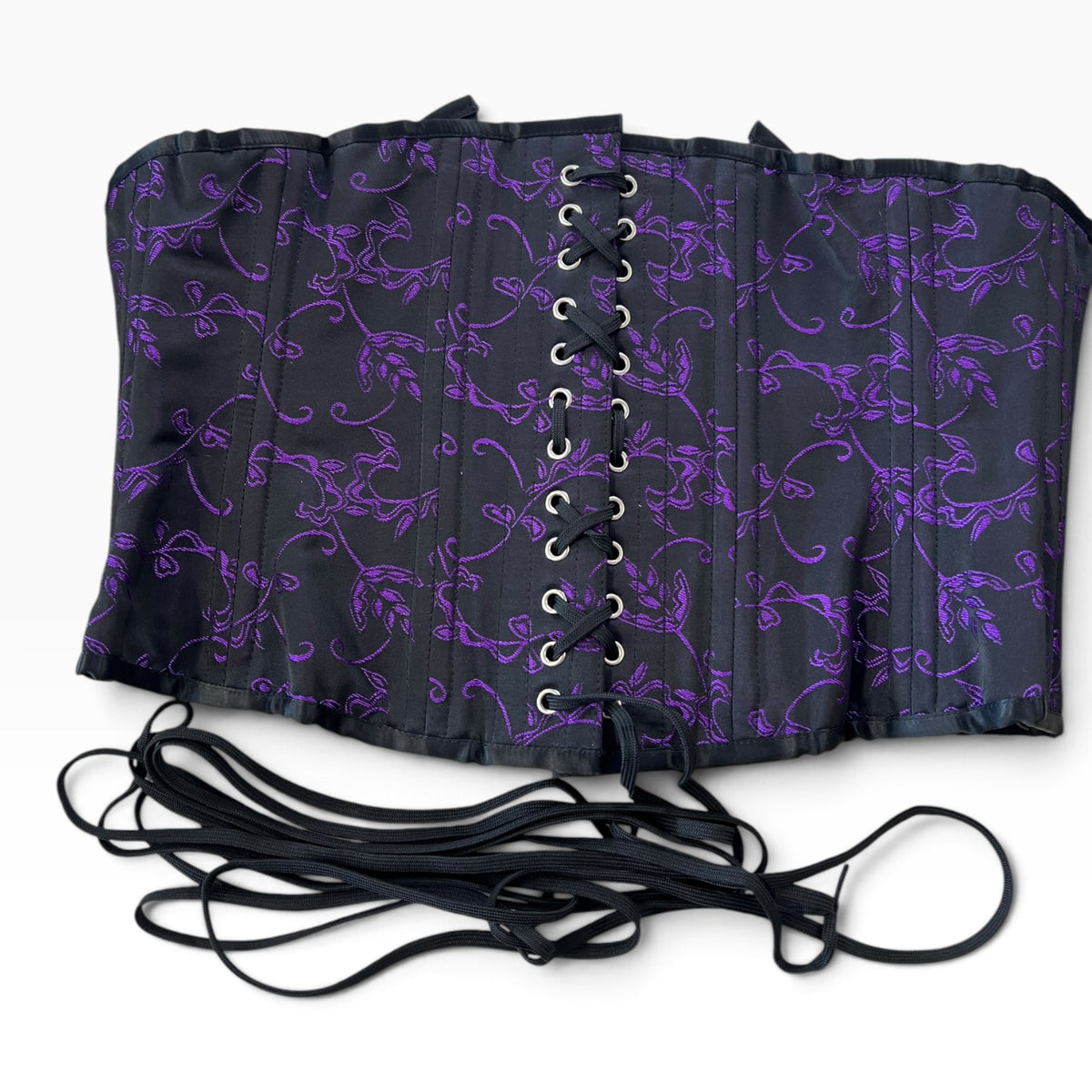 PURPLE & BLACK CORSET | 34