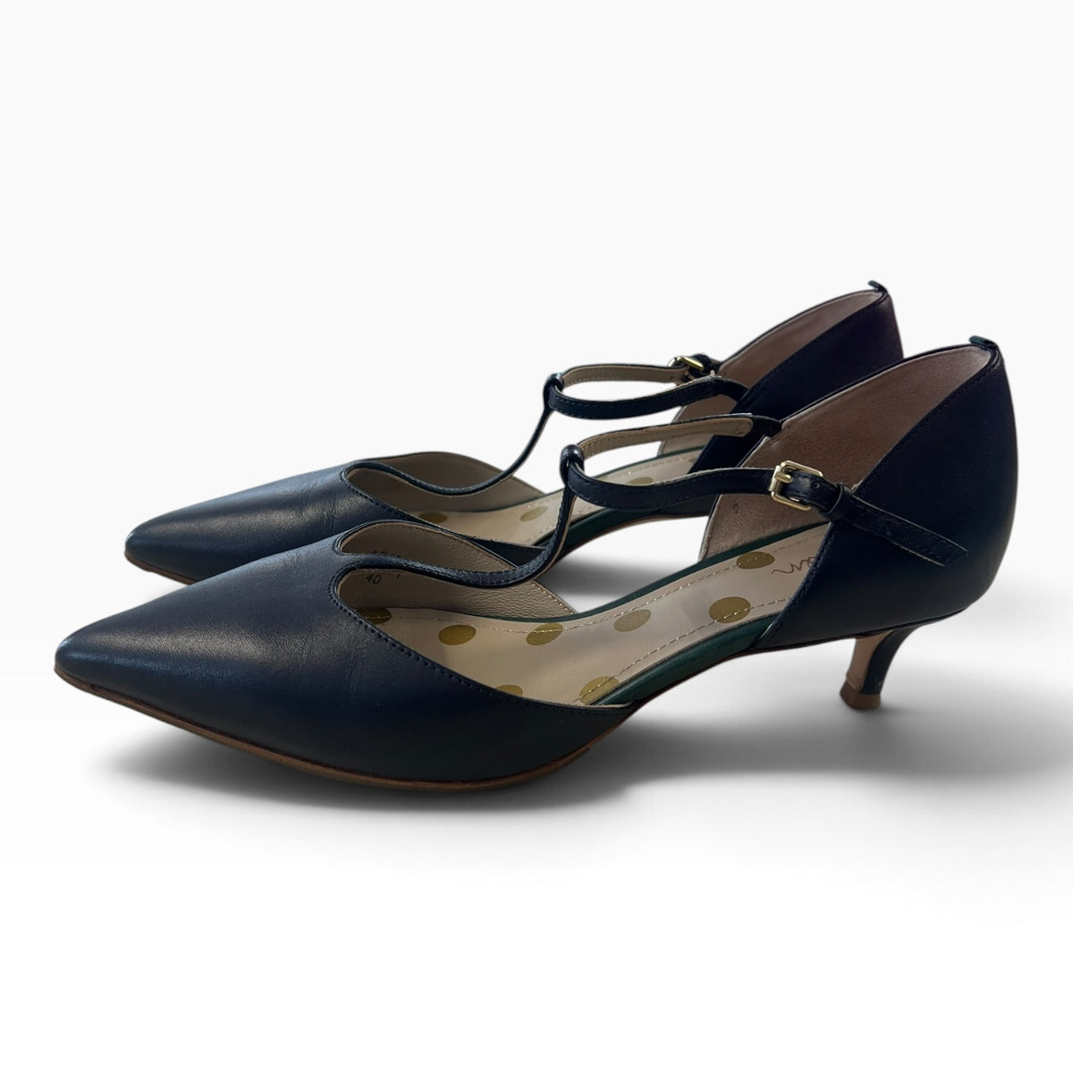 NAVY BODEN HEELS | 40/9