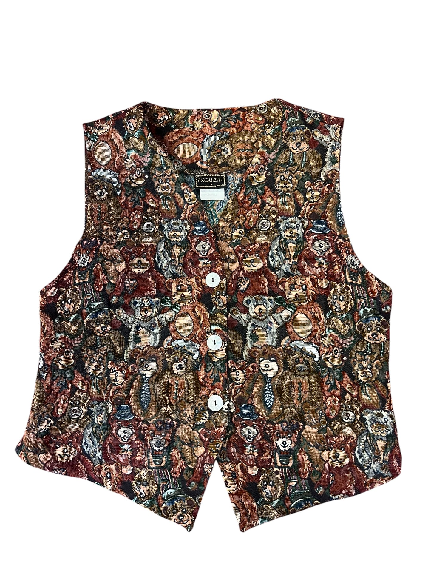EXQUIZITE TEDDY BEAR VEST | 18